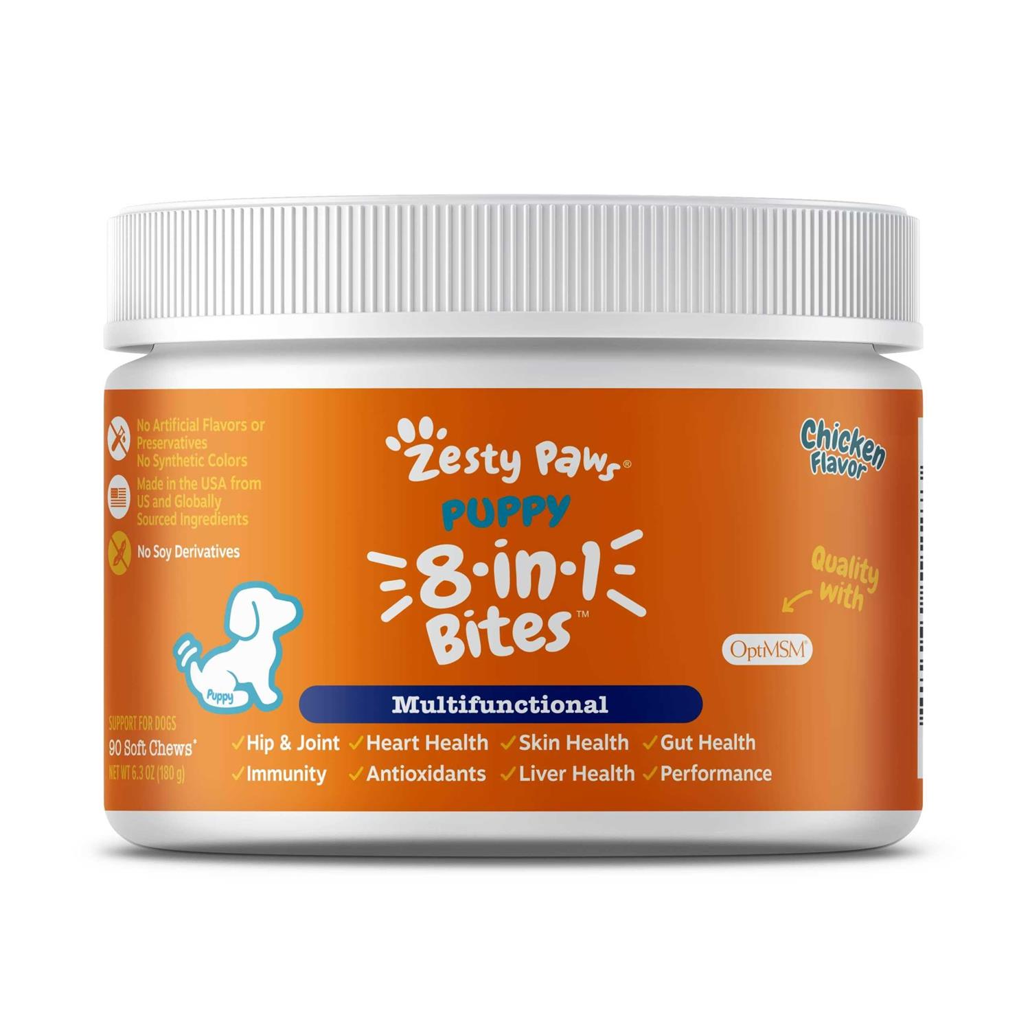 Zesty Paws Puppy 8-in-1 Supplement Bites - Healthber