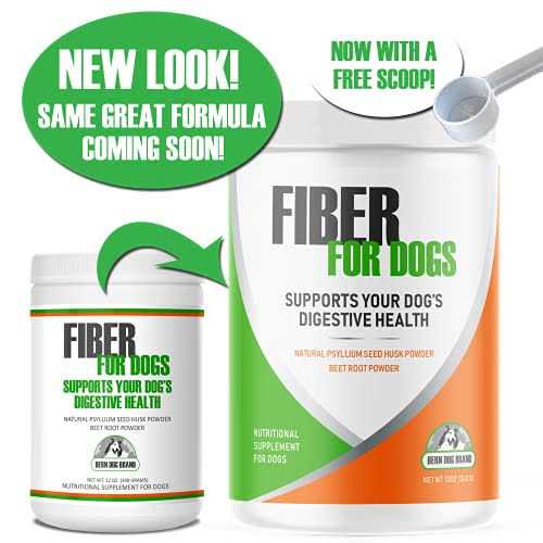 Fiber for Dogs psyllium seed husk powder & dehydrated beet root powder aids a number of intestinal disorders in Dogs including diarrhea - Healthber