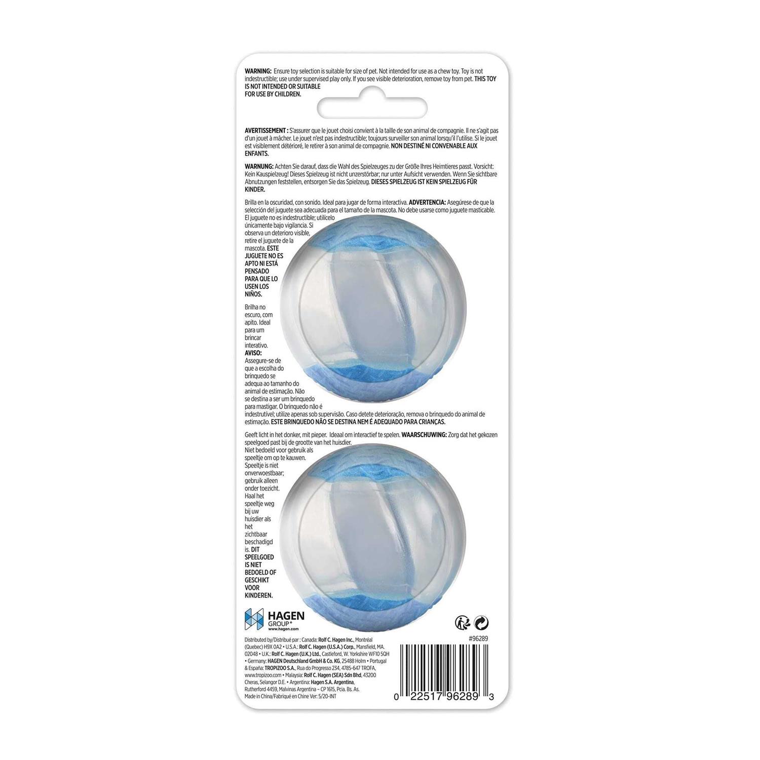 Zeus Duo Ball Dog Toy with Squeaker - Healthber
