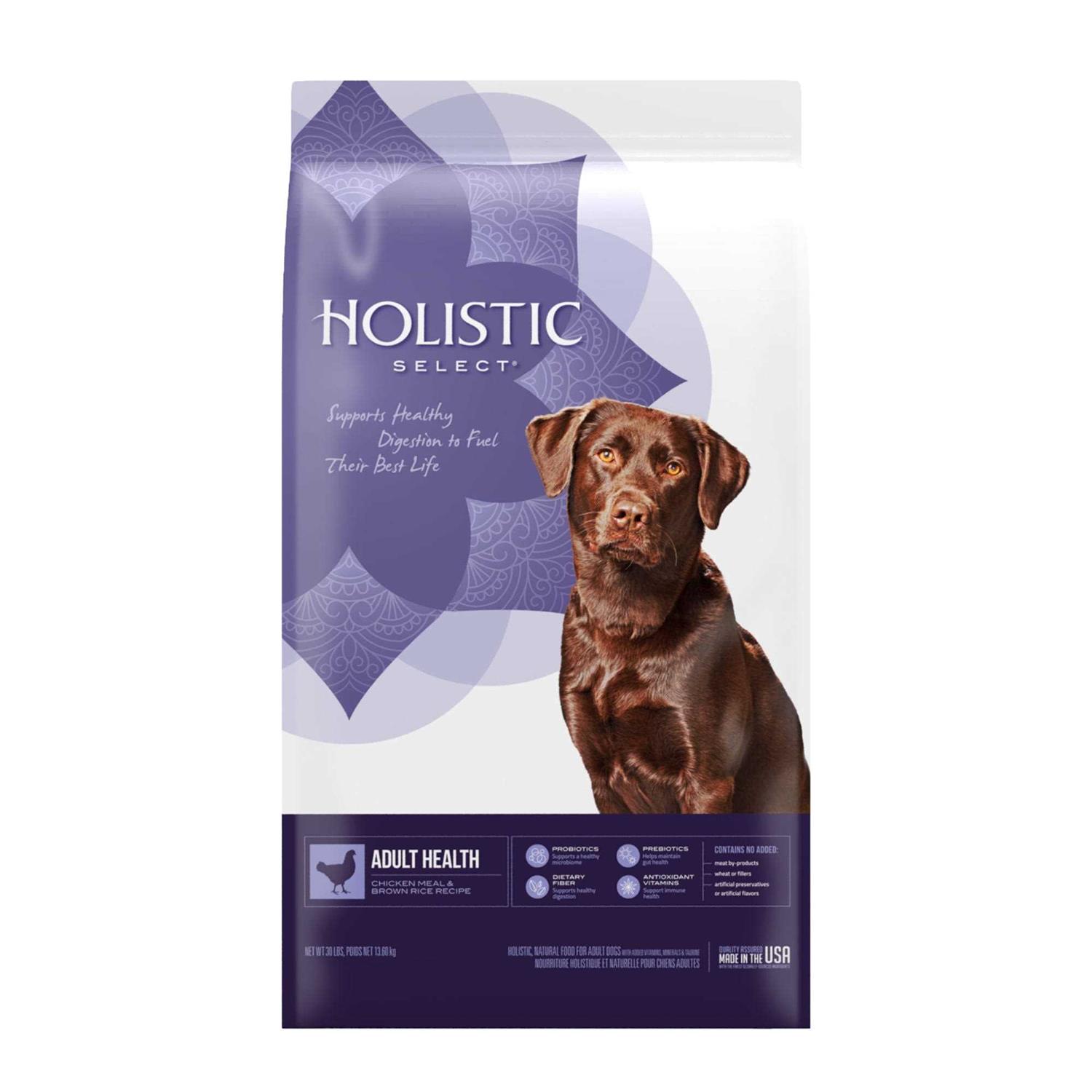 Holistic Select Adult Health Chicken Meal Rice Dry Dog Food - Healthber