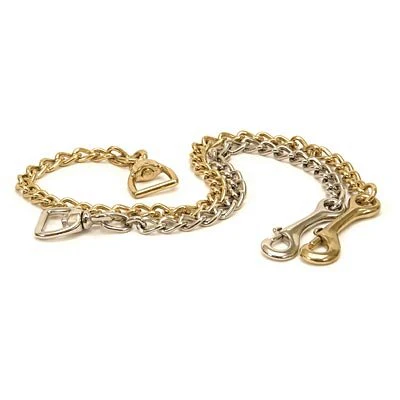 Horse Lead Chain with Bolt Snap End & Square Eye Swivel End - Healthber