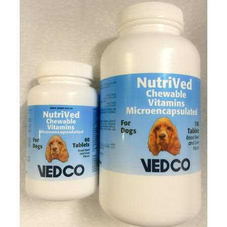 Vedco NutriVed Chewable Vitamins for Dogs 180 Tablets - Healthber