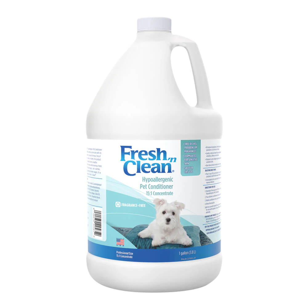 Fresh 'n Clean Hypoallergenic Pet Conditioner, 15:1 Concentrate, Gallon - Healthber