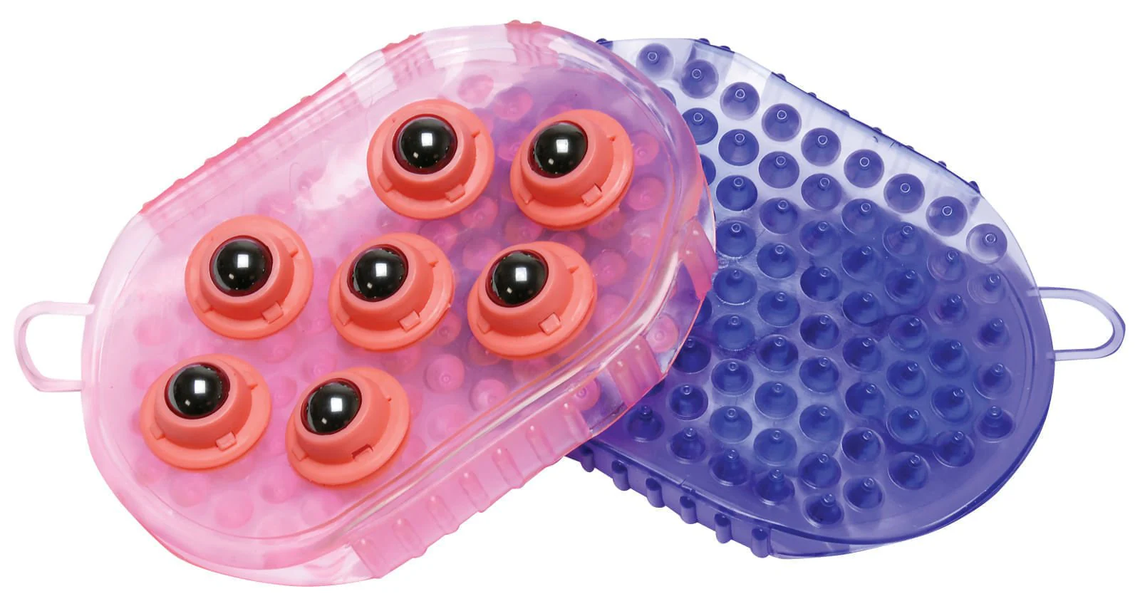 Jelly Horse Massage Mitt w/ Magnetic Therapy Balls - Healthber
