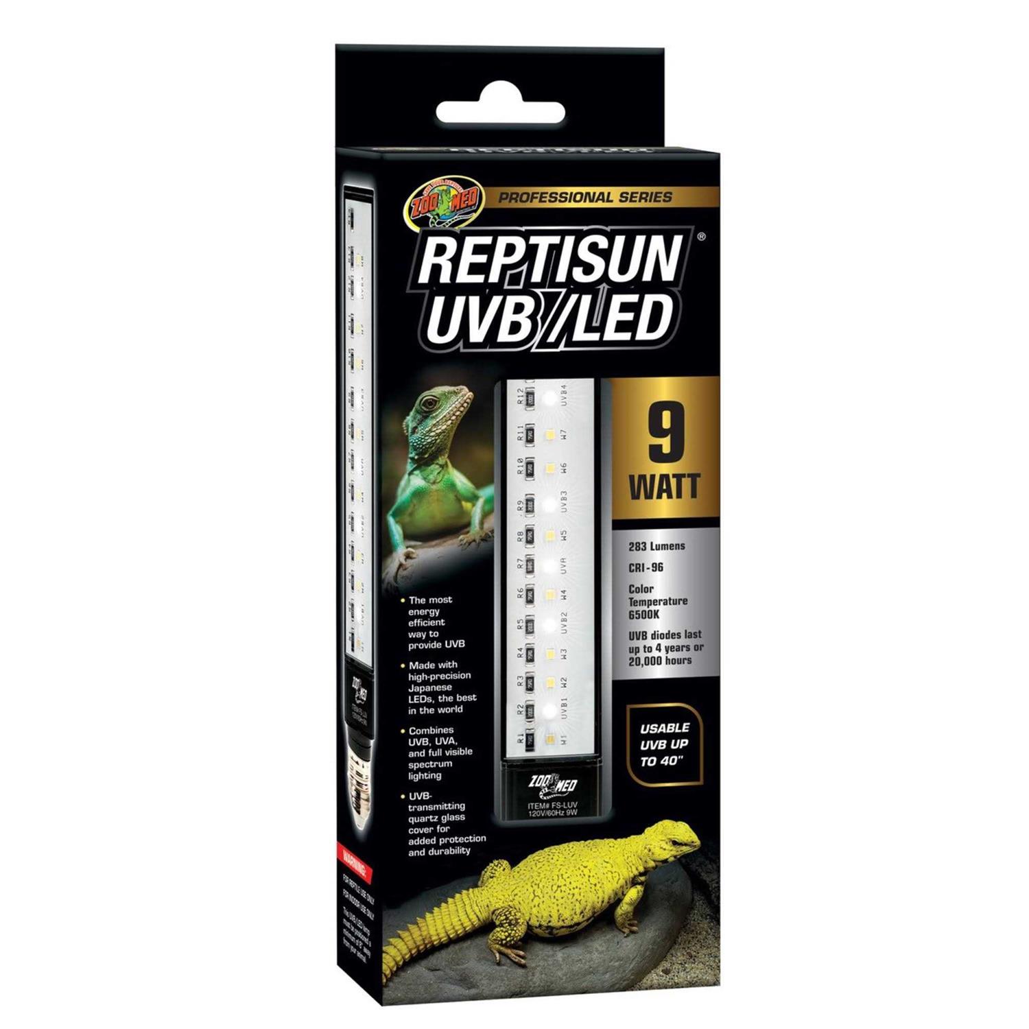 Zoo Med ReptiSun UVB/LED Lamp - Healthber