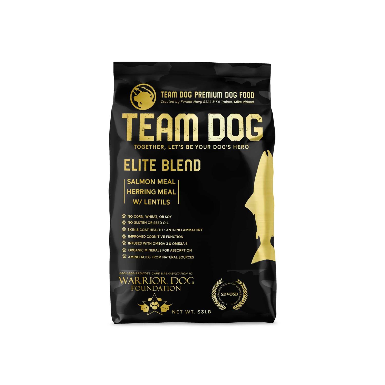Team Dog Chicken Meal & Sweet Potato 30/25 Elite Blend Premium Dry Dog Food - Healthber