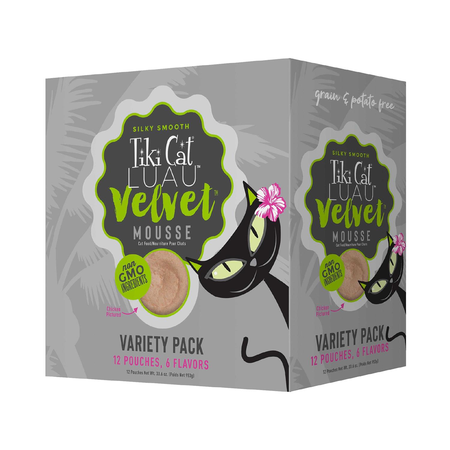 Tiki Cat Velvet Mousse Variety Pack Wet Cat Food - Healthber