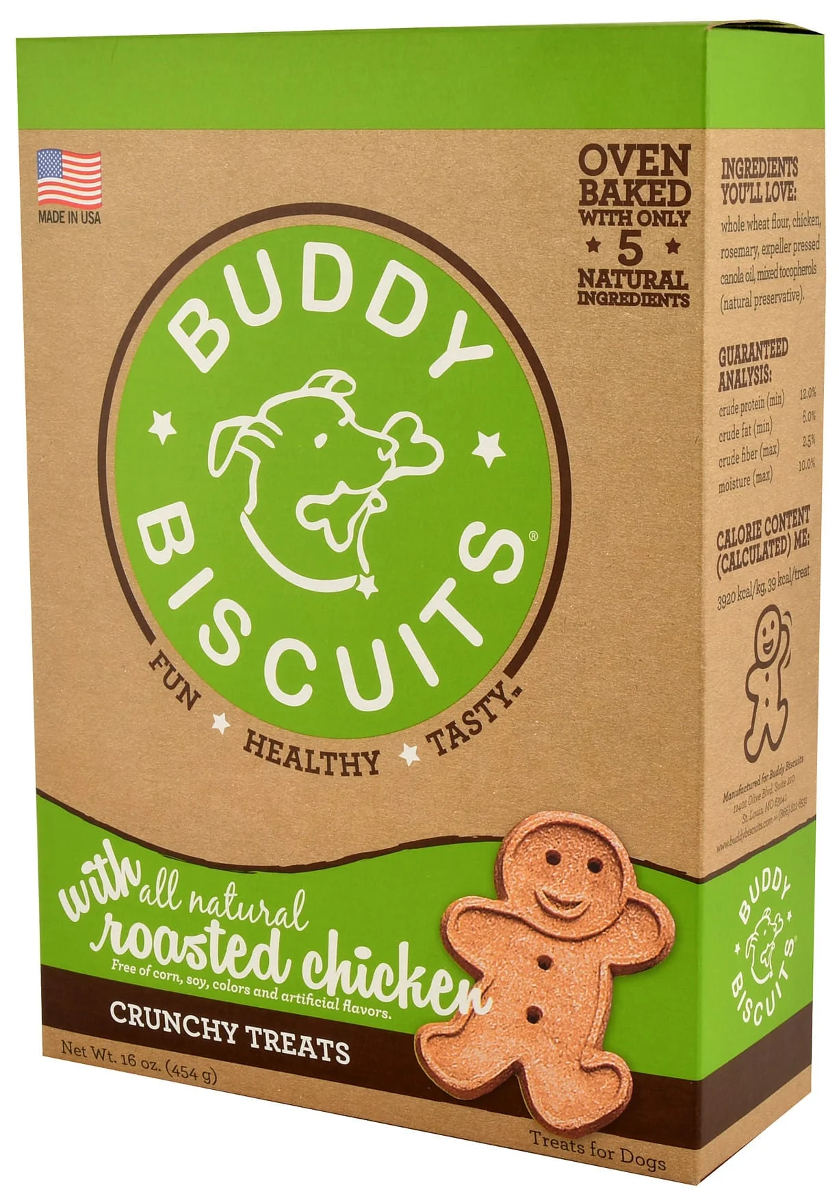 Buddy Biscuits, 16 oz box - Healthber