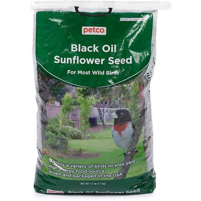 Petco Black Oil Sunflower Seed Wild Bird Food - Healthber