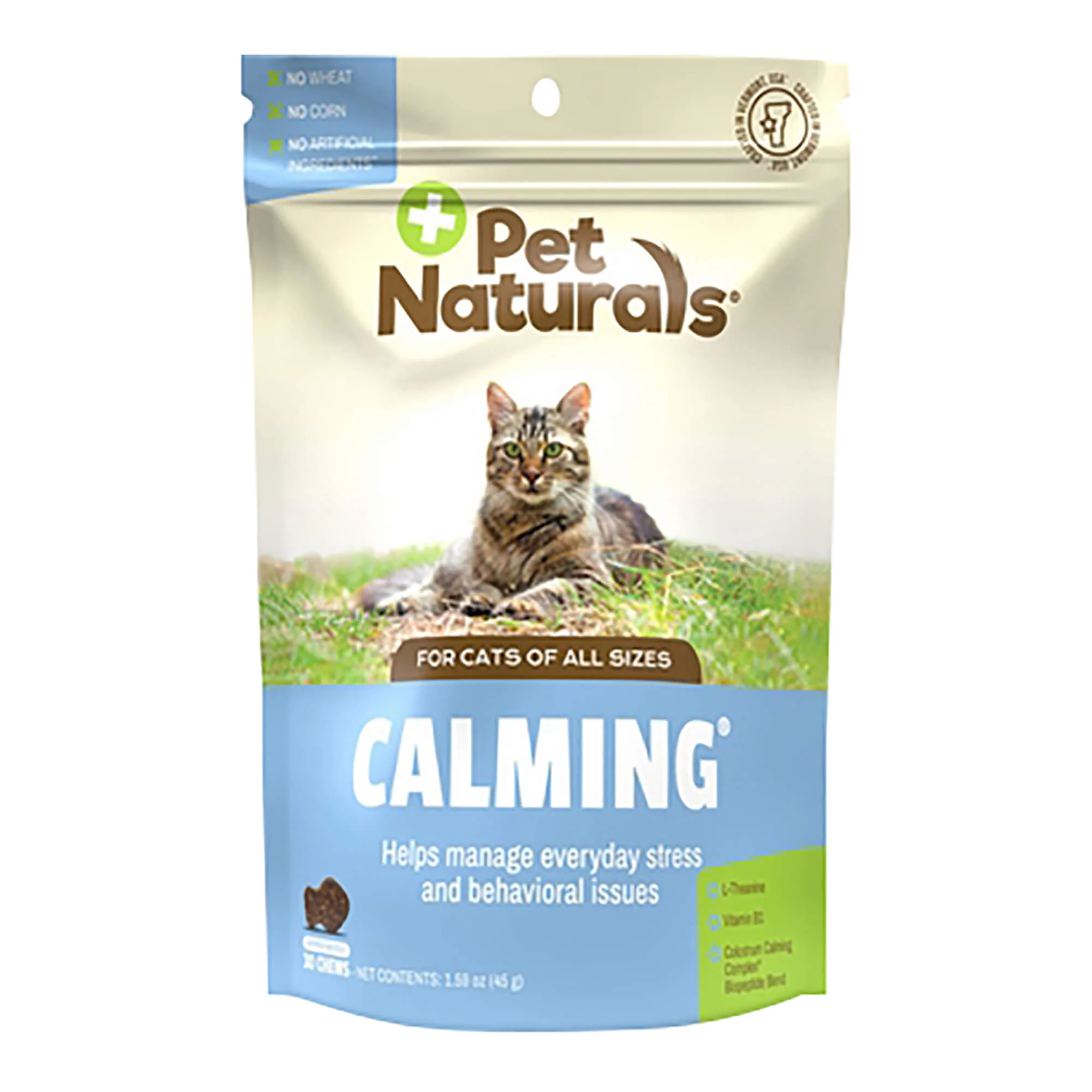 Pet Naturals Calming Chew for Cats, 30 ct - Healthber