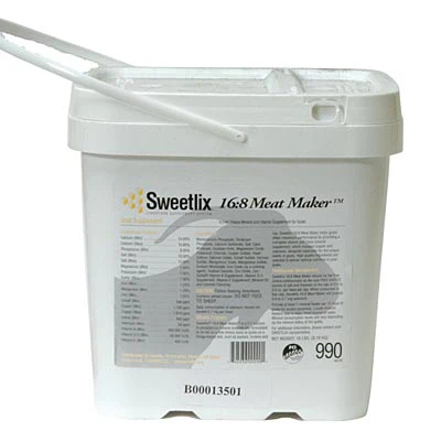 Sweetlix 16:8 Meat Maker Goat Mineral, 18 lb - Healthber