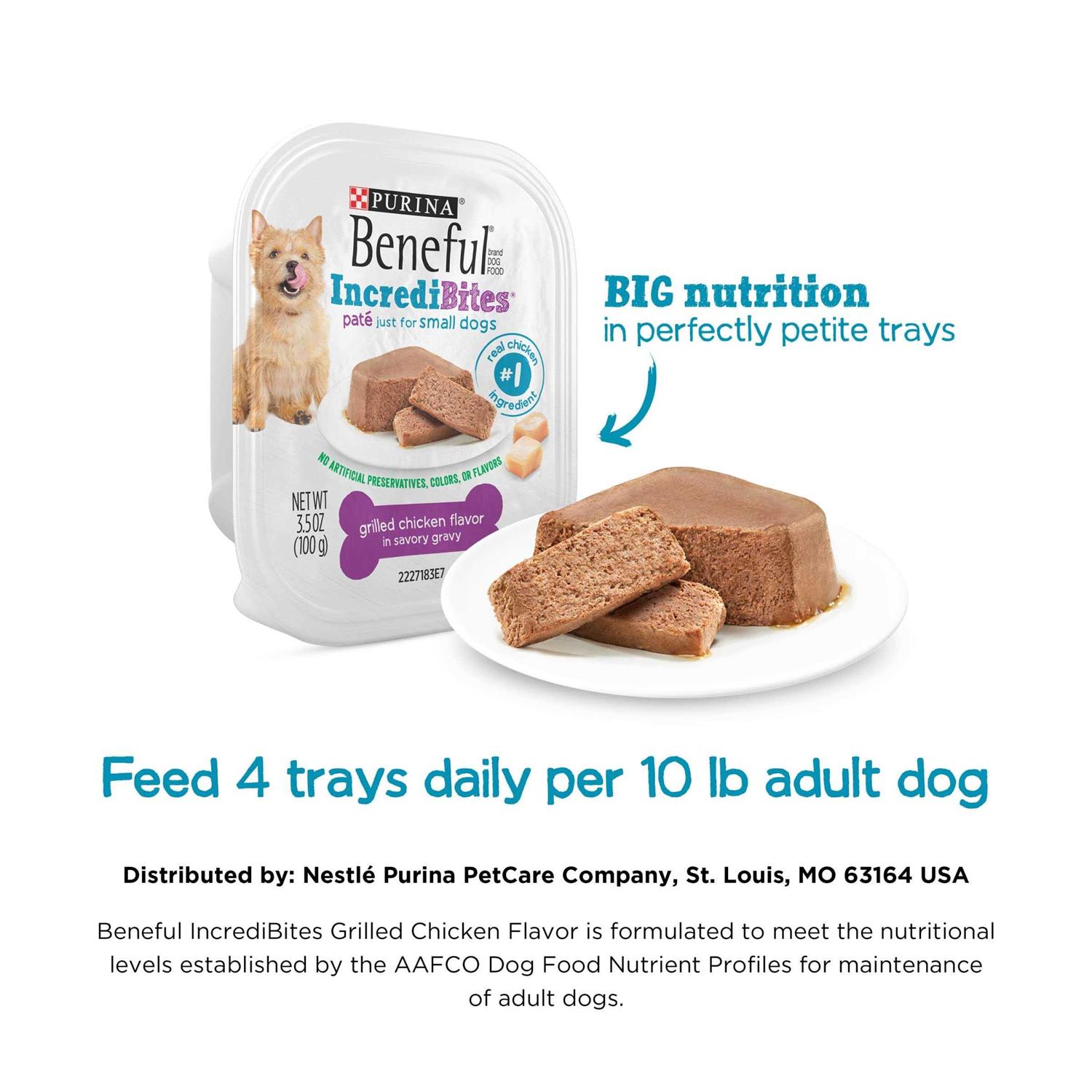 Beneful IncrediBites Pate Small Wet Dog Food - Healthber
