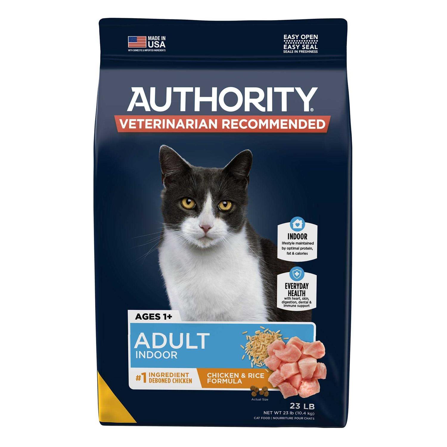 Authority Everyday Health Cat Dry Food Chicken and Rice - Healthber