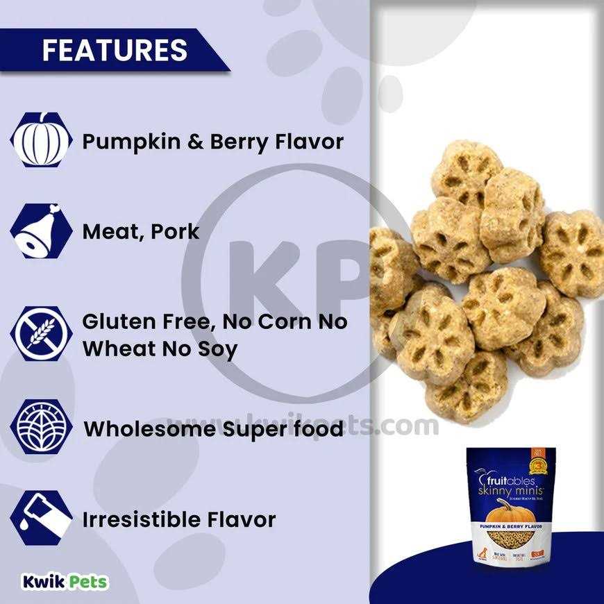 Fruitables Skinny Minis Dog Treats - Healthber