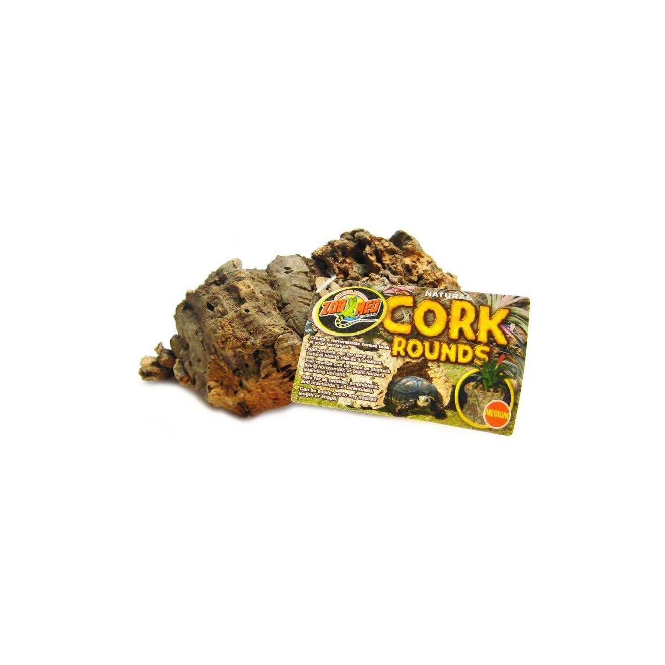 Zoo Med Natural Cork Round - Healthber