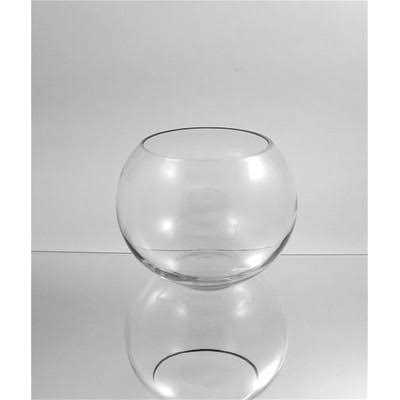 10 Bubble Bowl Glass Vase Clear - Healthber