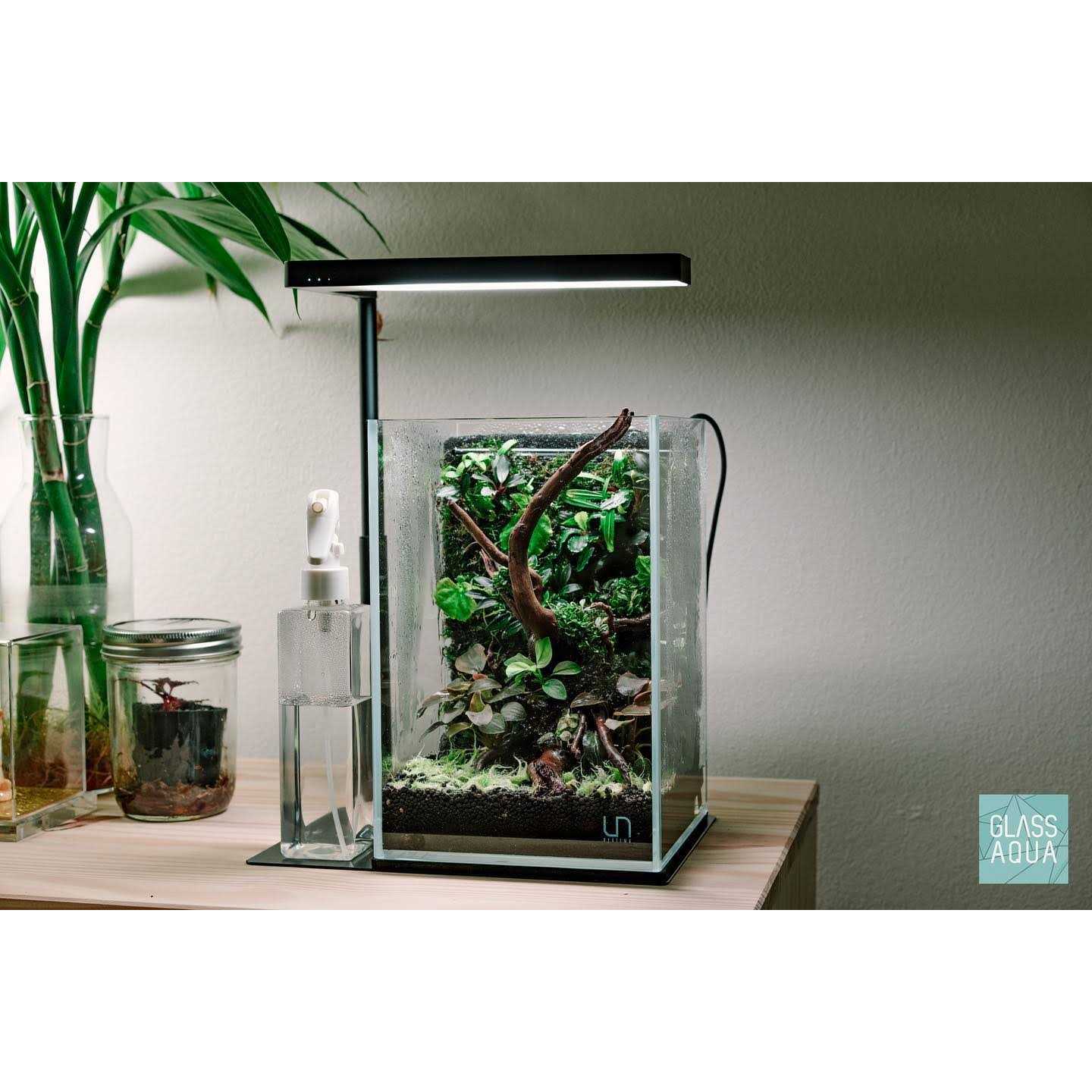 UNS 16T 1.5 Gallon Ultra Clear Rimless Aquarium - Healthber