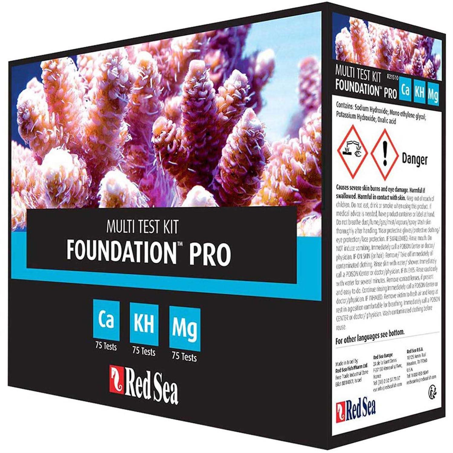 Red Sea Reef Foundation Pro Multi Test Kit - Healthber