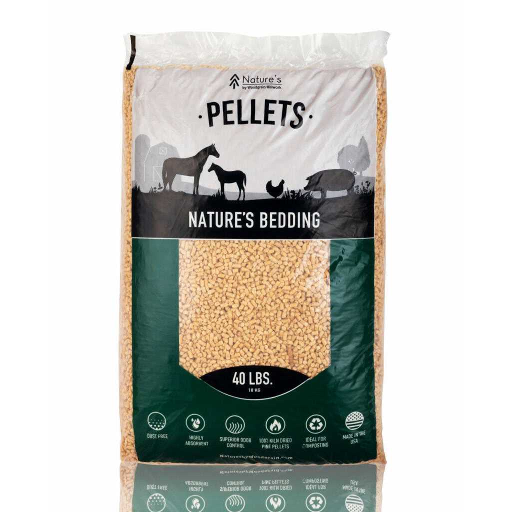 Nature’s Bedding Pellets 40 lb - Healthber