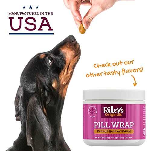 Riley’s Pill Wrap for Dogs Delicious Peanut Butter Flavored Pill Paste for Dogs - Healthber
