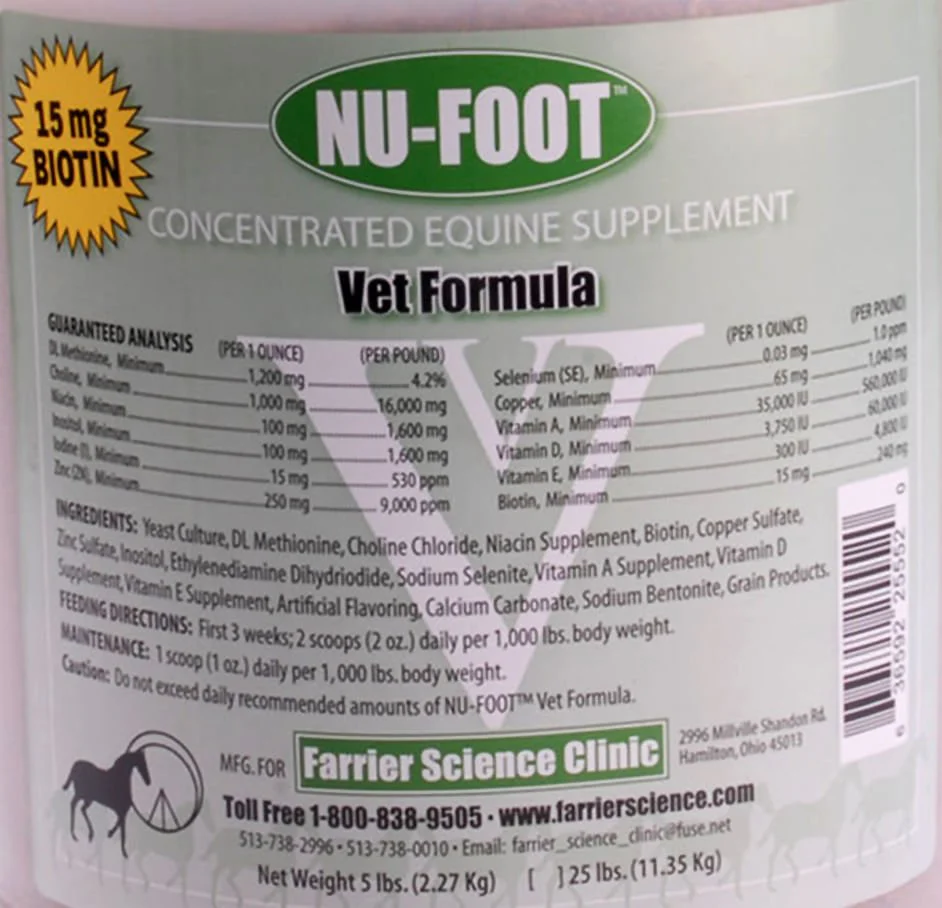 Nu-Foot Concentrated Equine Supplement - Healthber