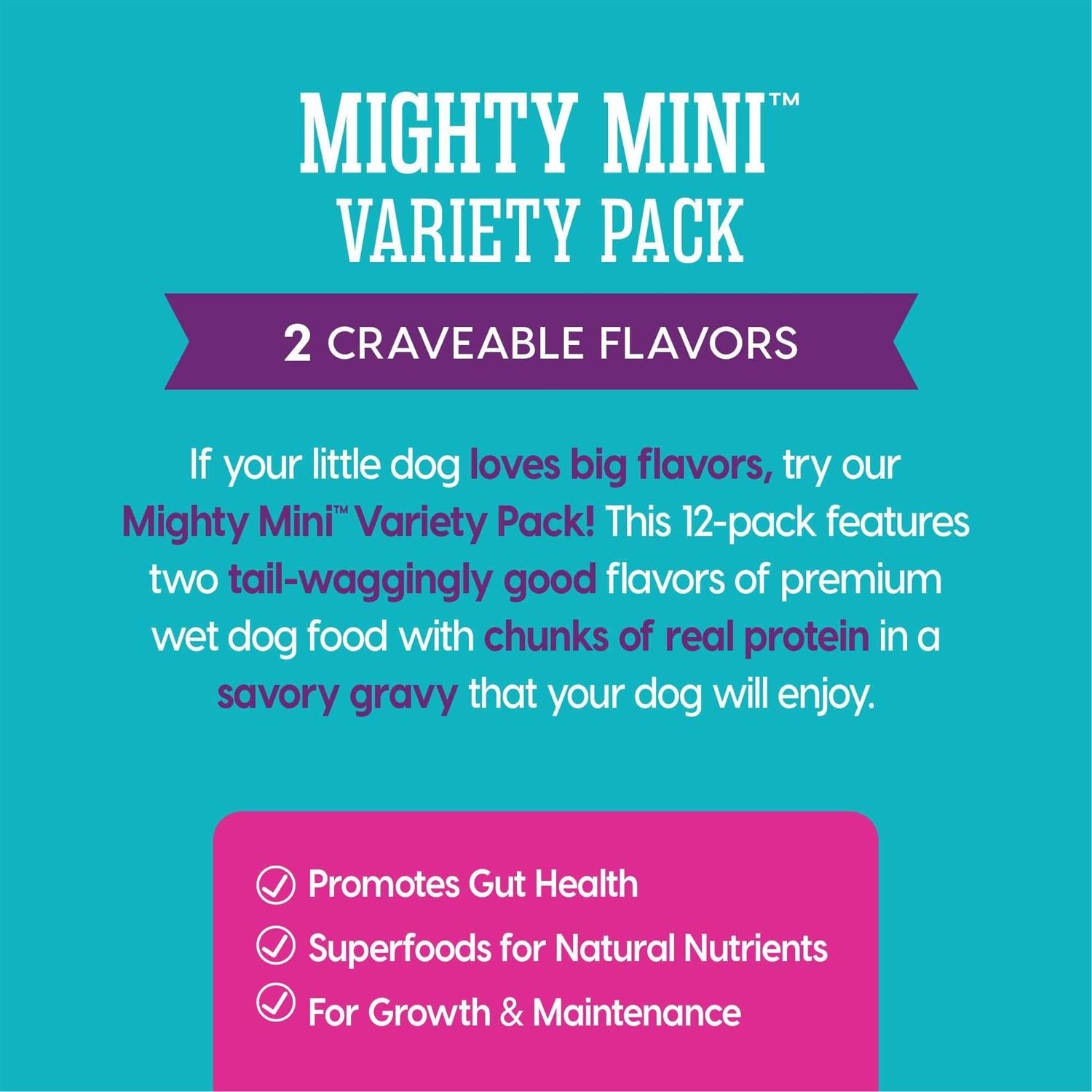 Solid Gold Mighty Mini Variety Pack Wet Dog Food - Healthber