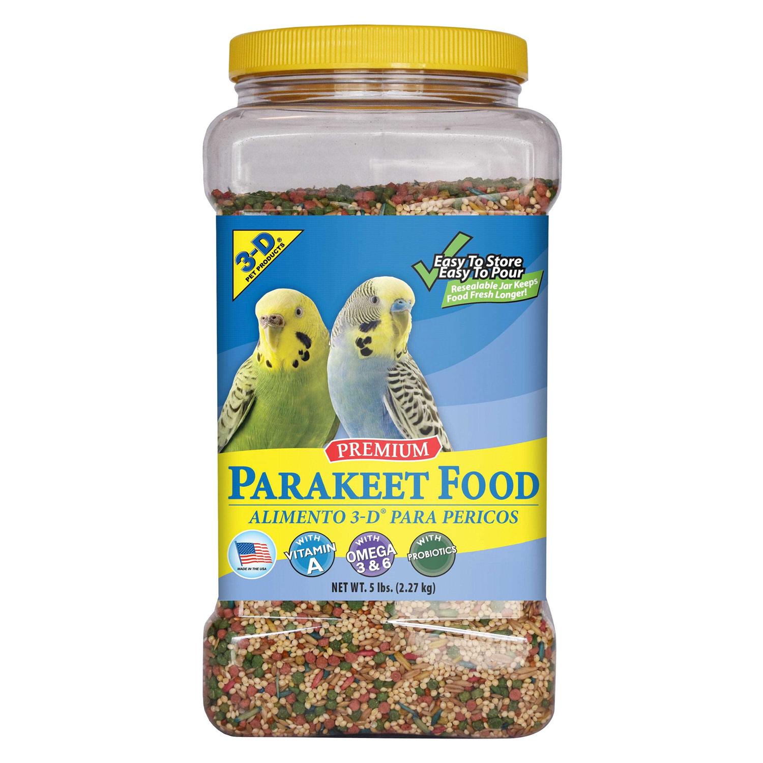 3-D Pet Products Premium Parakeet Food - Healthber