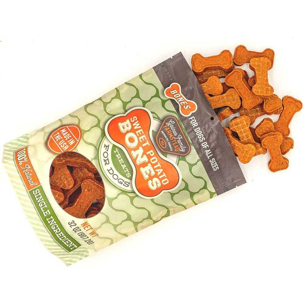 Gaines Family Farmstead Sweet Potato Bones Dog - Healthber