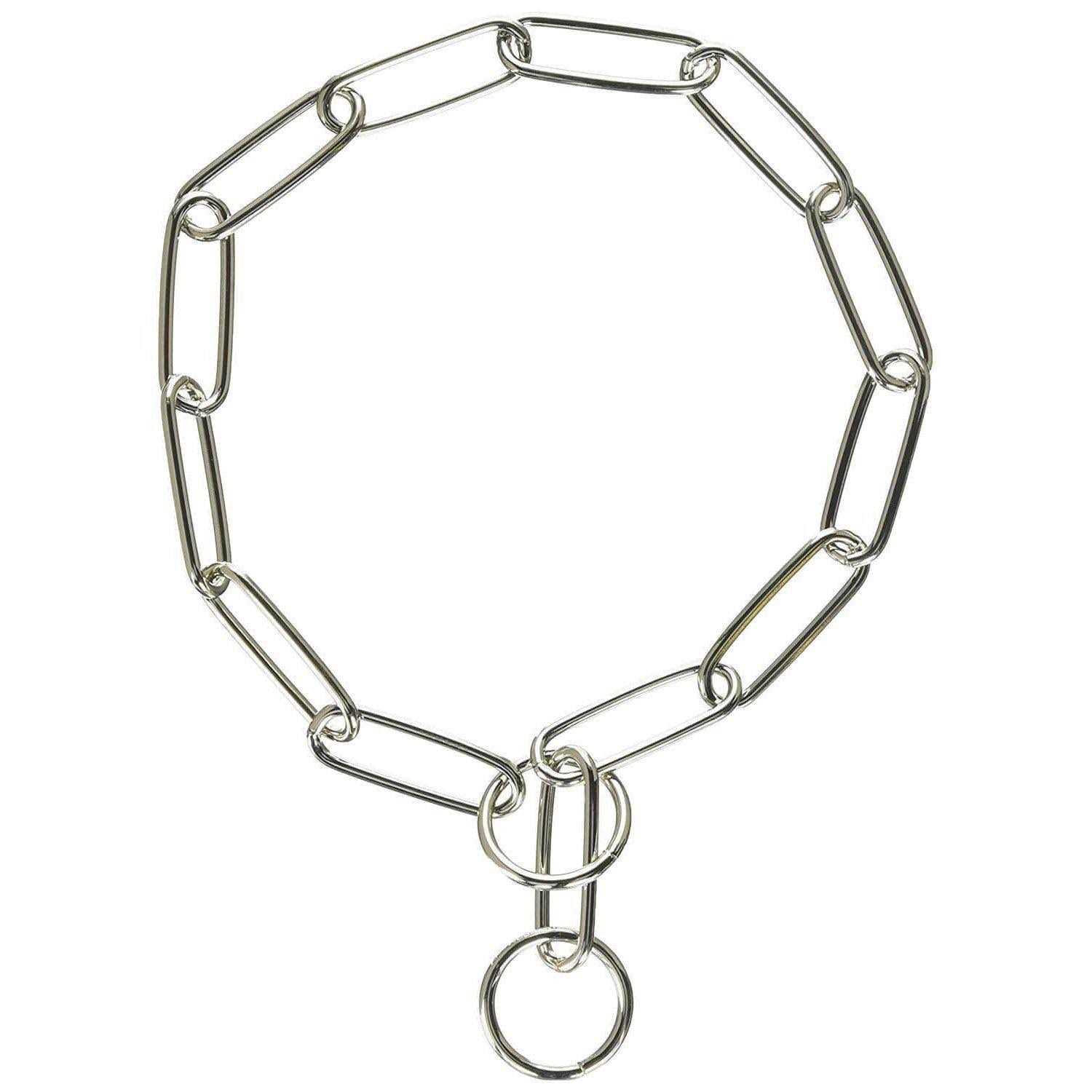 Herm Sprenger Fur Saver Link Chain Training Dog Collar - Healthber