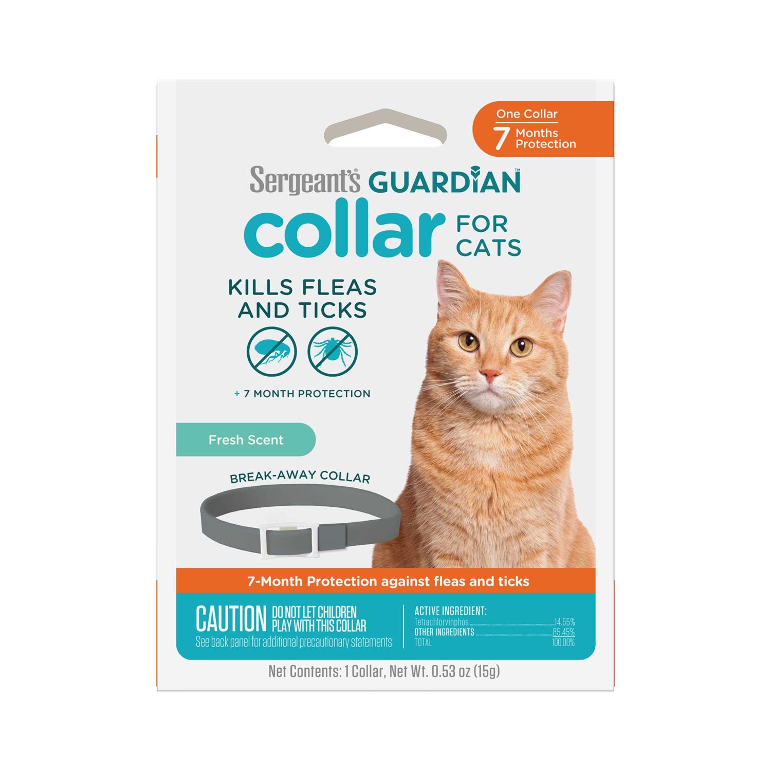 Sergeant’s Guardian Flea & Tick Collar for Cats - Healthber