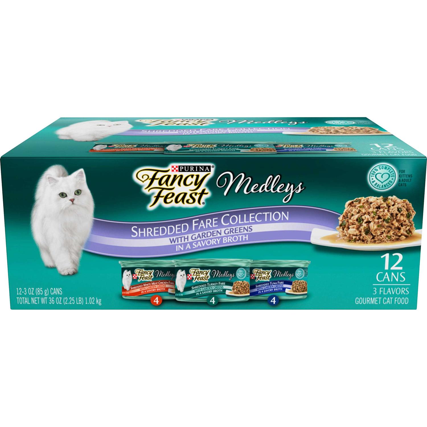 Purina Fancy Feast Medleys Variety Pack Wet Cat Food - Healthber
