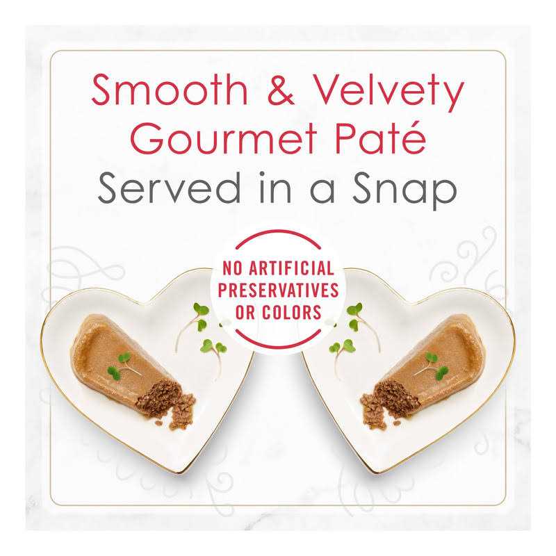 Fancy Feast Gourmet Pate Petites Tender Beef Entree Wet Cat Food - Healthber