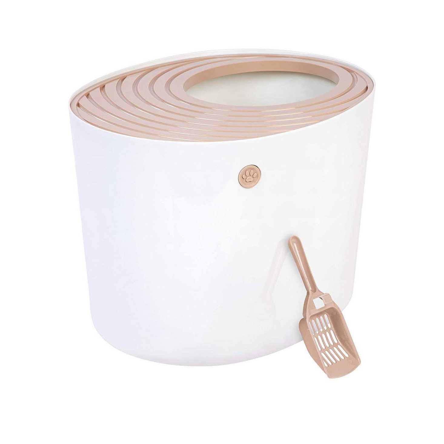 IRIS USA Top Entry Cat Litter Box with Scoop - Healthber