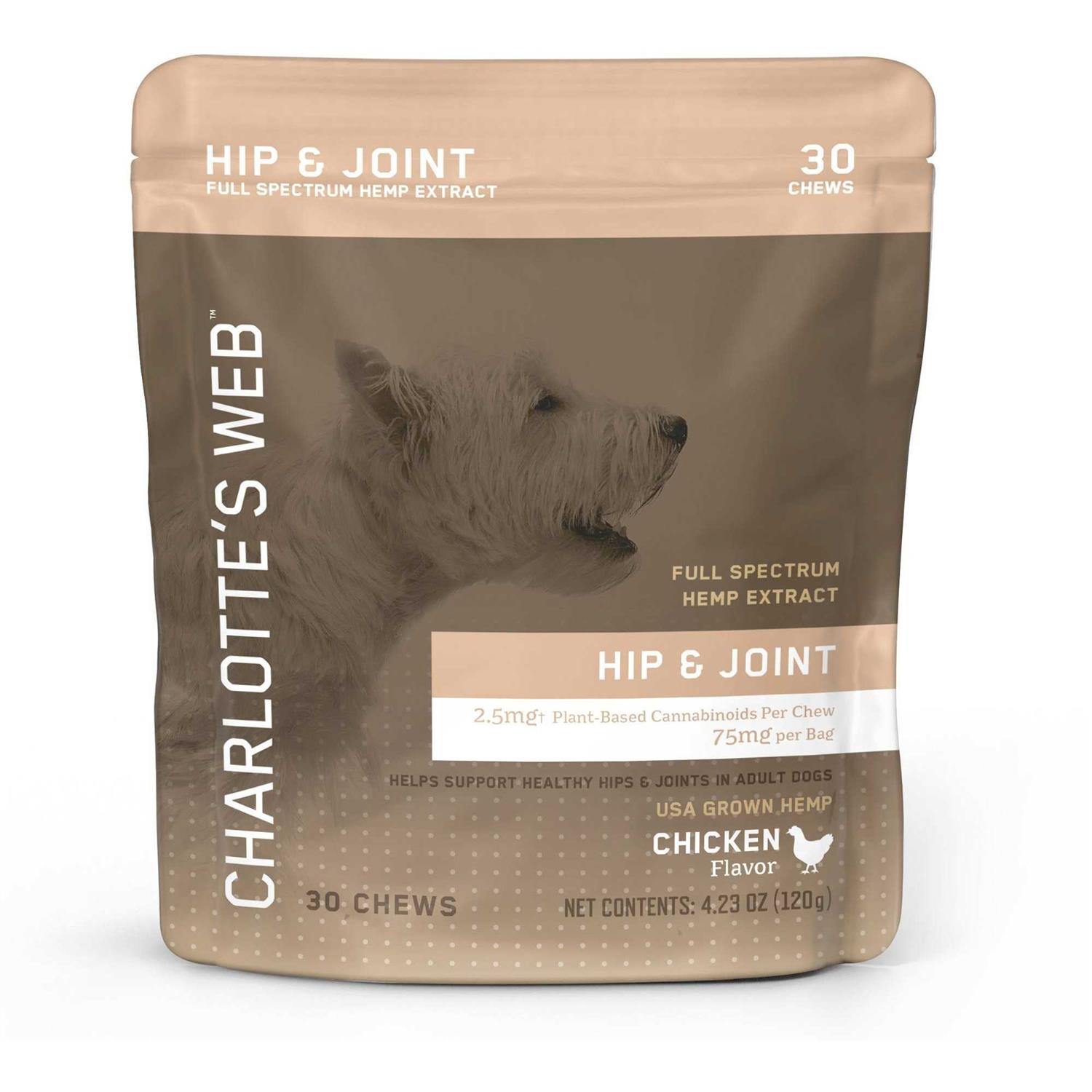 Charlotte’s Web Hip and Joint Chews for Dogs - Healthber