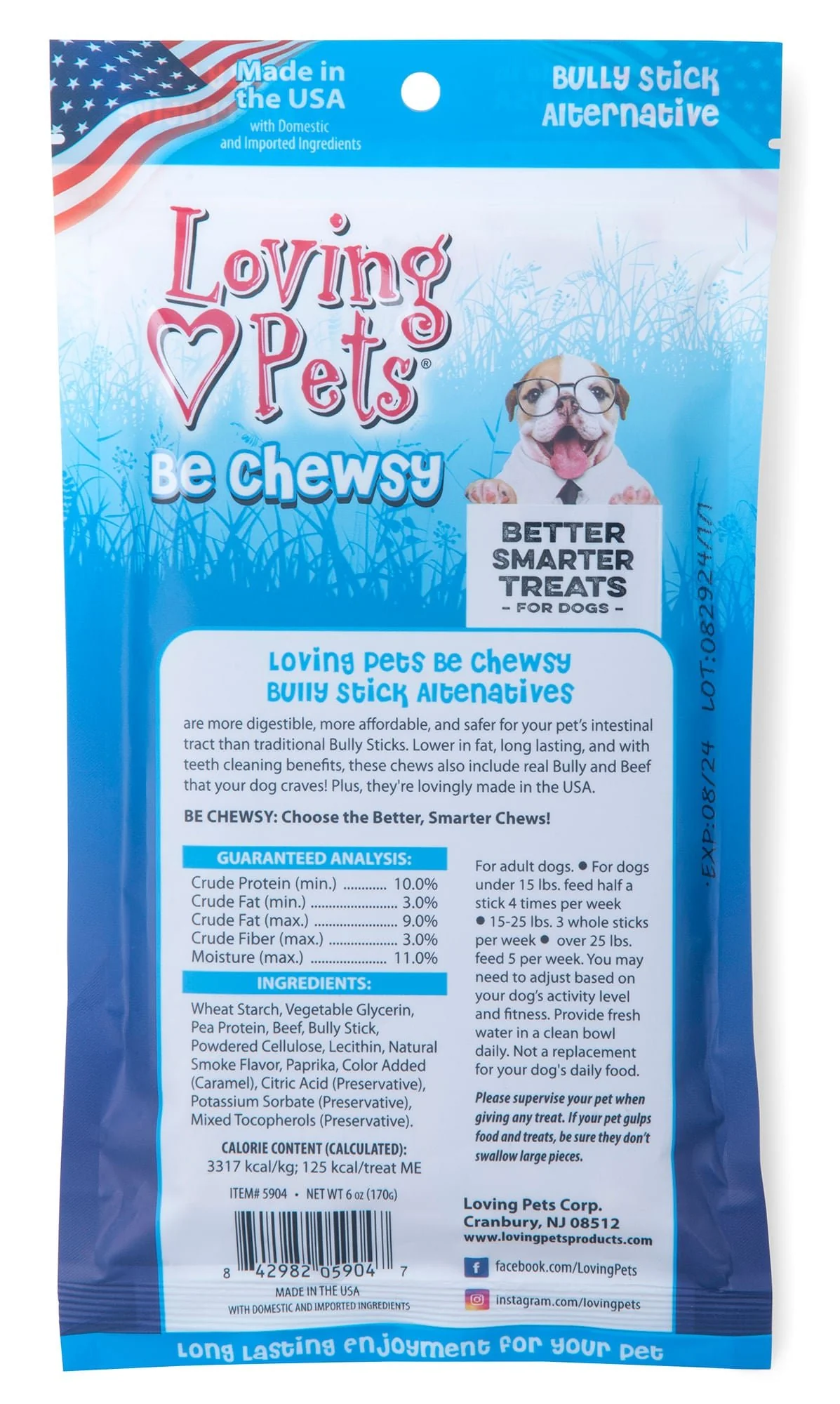 Loving Pets Be Chewsy, Bully Stick Alternative - Healthber