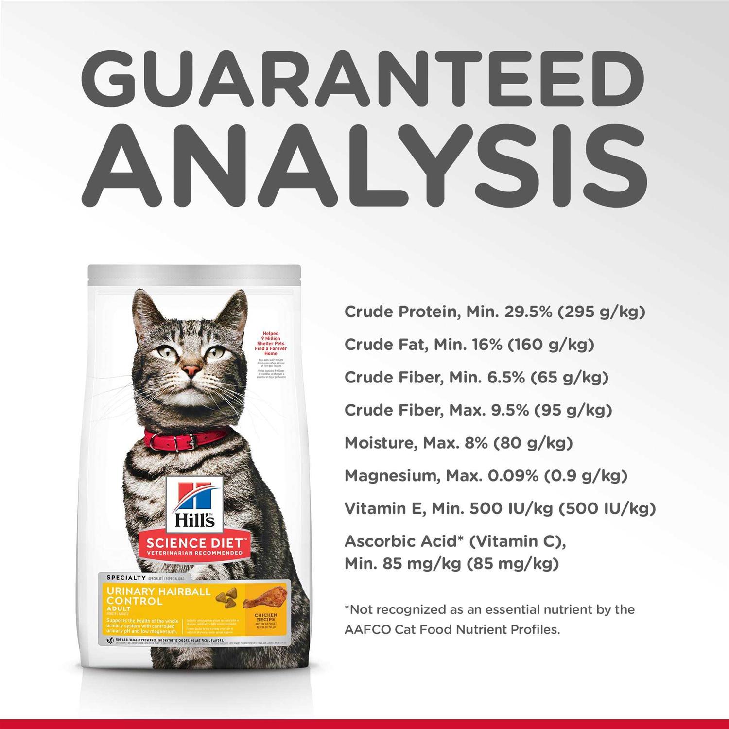 Science Diet Urinary & Hairball Control Adult Dry Cat Food - Healthber
