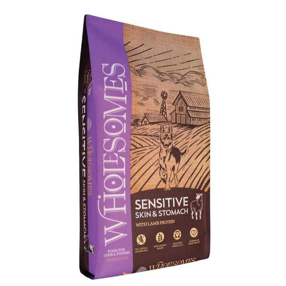 Wholesomes Sensitive Skin & Stomach with Lamb Protein Dry Dog Food - Healthber