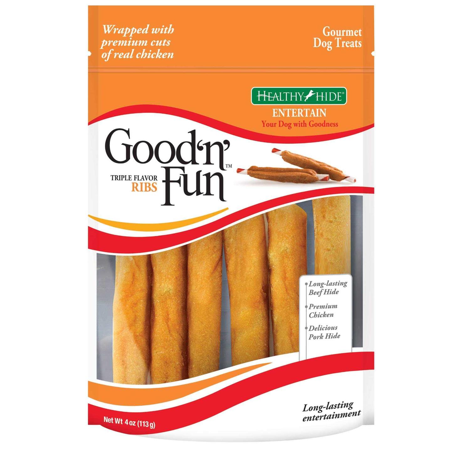 Healthy Hide Good n Fun Triple Flavor Ribs - Healthber
