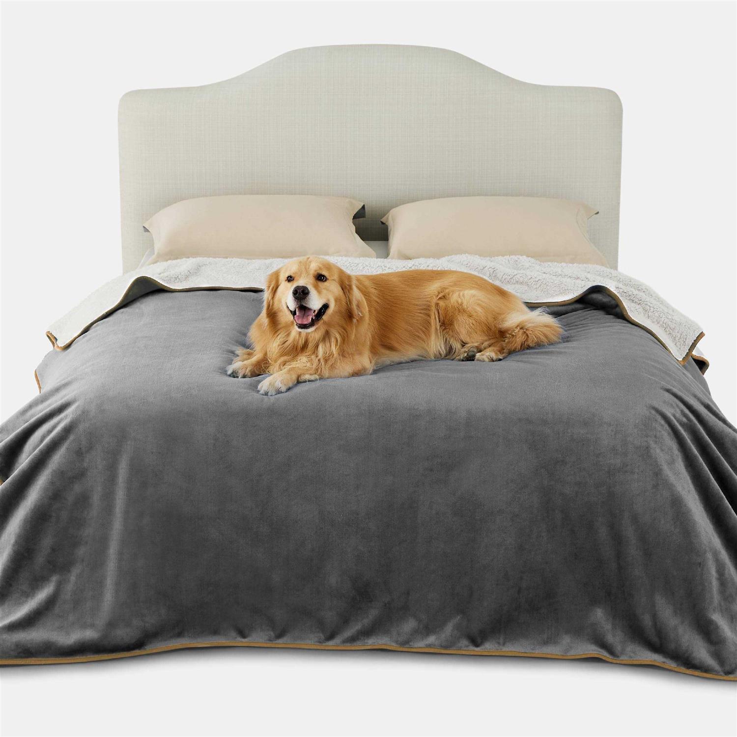 Bedsure Waterproof Dog Blankets Large Dogs Cat Blanket Washable for Couch Protection - Healthber
