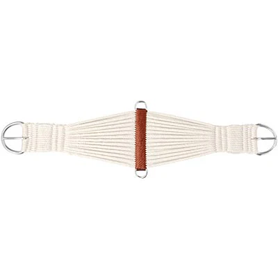 Mustang 27-Strand Nylon Ranch Roper Cinch, White - Healthber