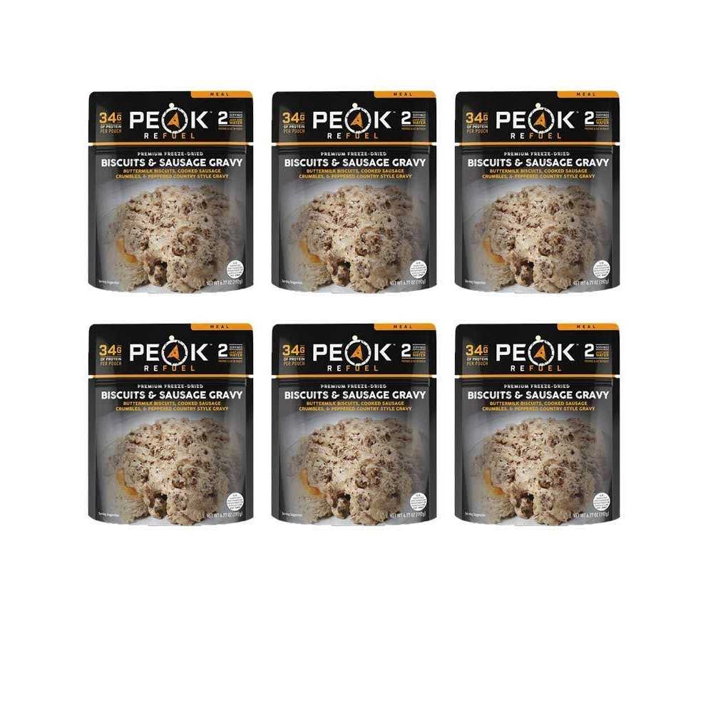 Peak Refuel Biscuits & Sausage Gravy - Healthber