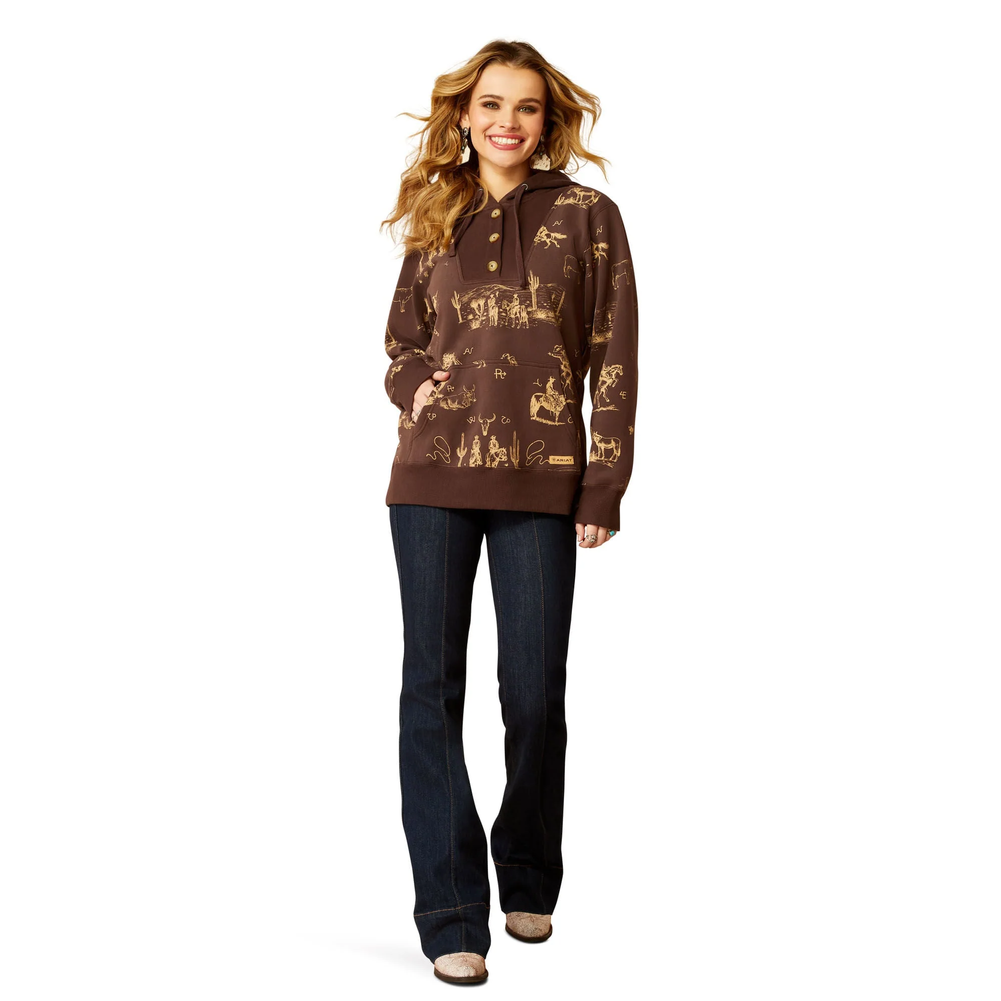 Ariat Women's Ranchin' Hoodie - Healthber