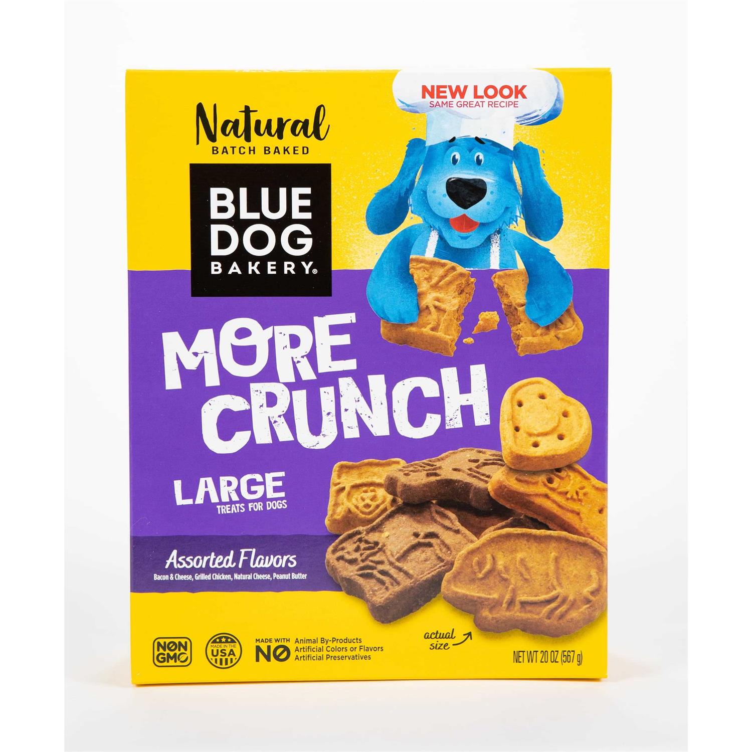 Blue Dog Bakery More Crunch Assorted Flavors Dog Treats - Healthber