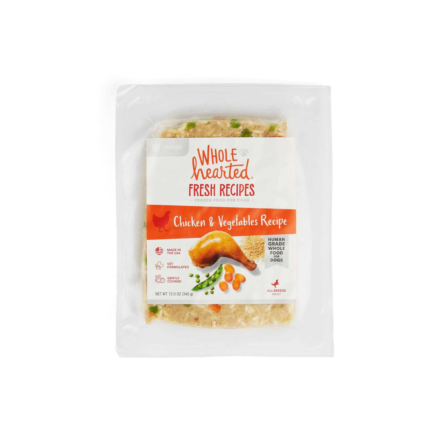 WholeHearted Fresh Frozen Chicken Recipe Dog Food - Healthber