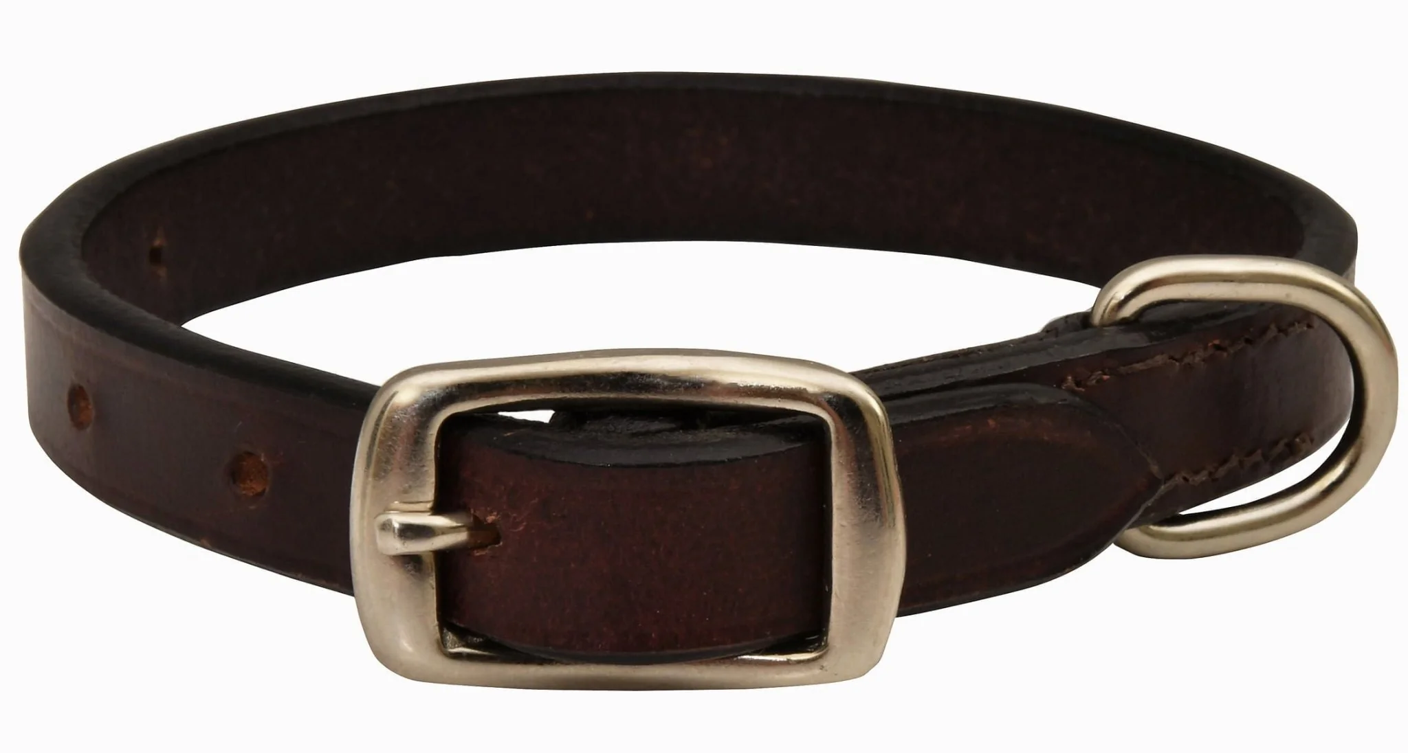 Premium Flat Leather Dog Collars - Healthber