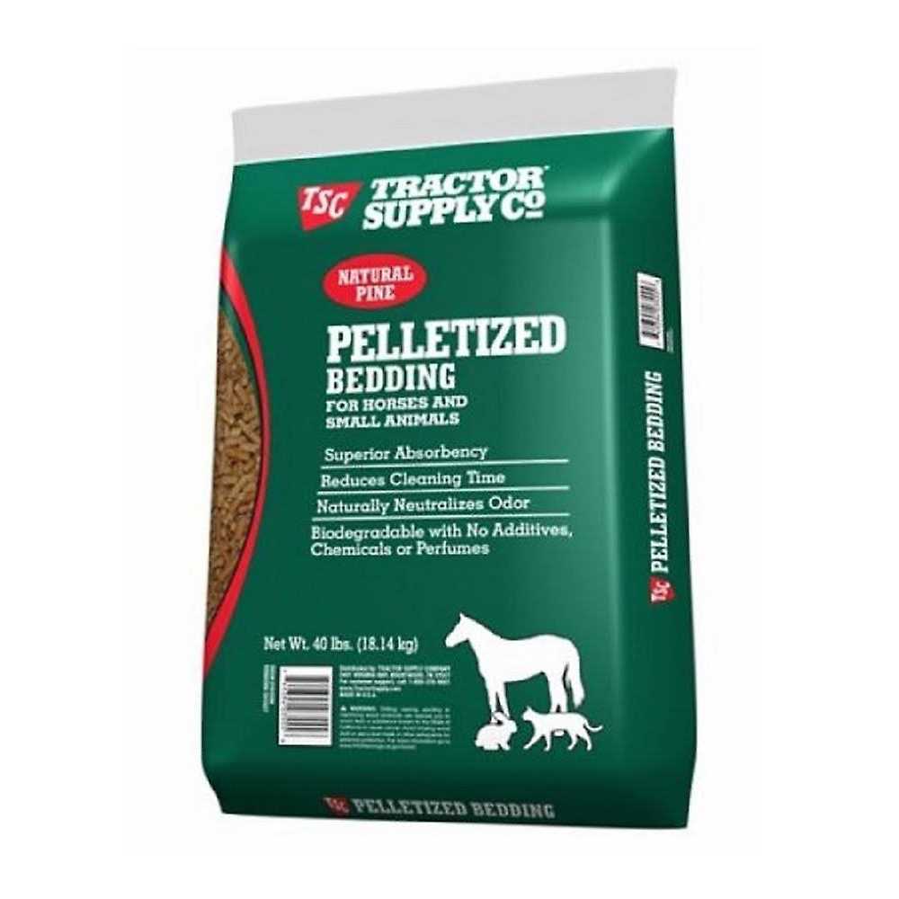 Tractor Supply Pine Pellet Stall Bedding 40 lb - Healthber