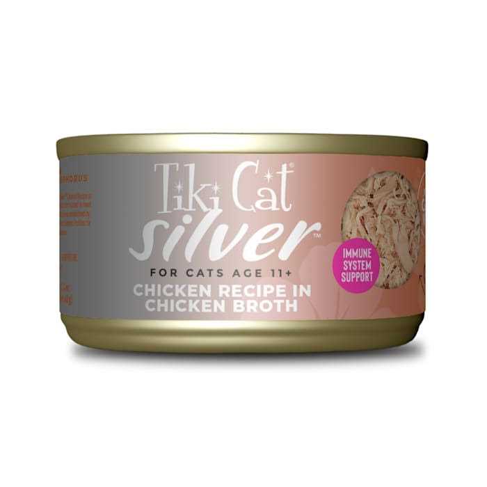Tiki Cat Silver Chicken Seniors Wet Cat Food - Healthber