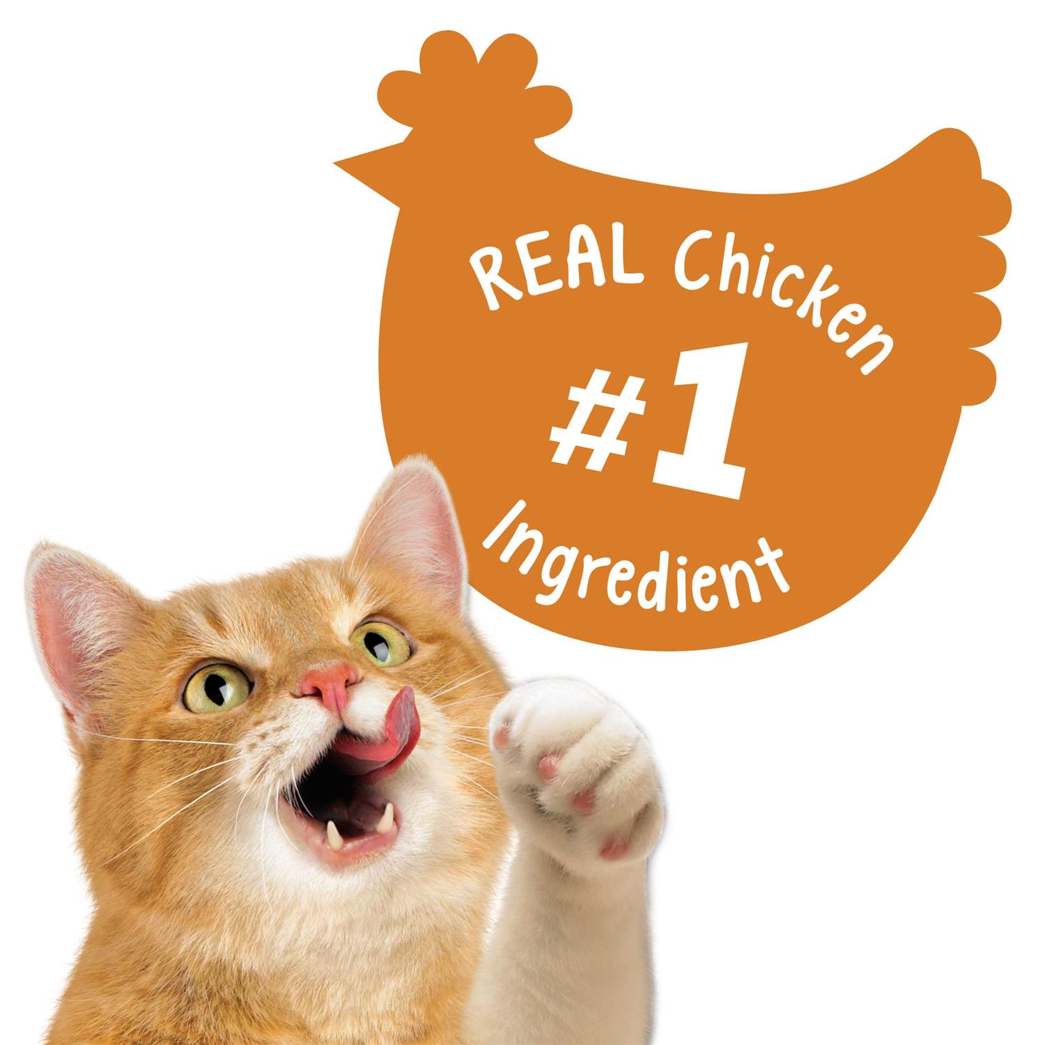 Purina Friskies Cat Treats Party Mix Chicken Lovers Crunch - Healthber