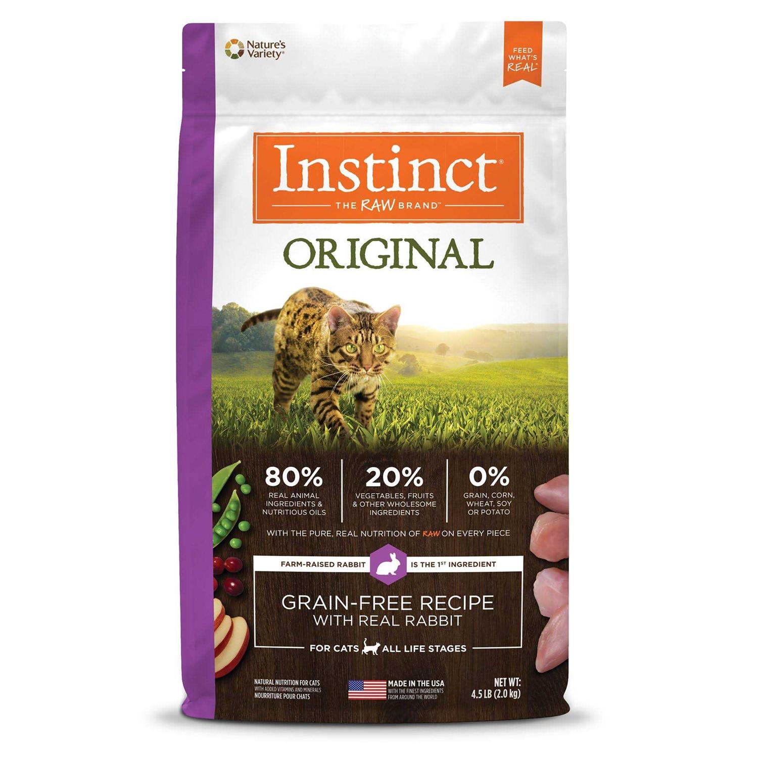 Instinct Original Grain Free Recipe with Real Dry Cat Food - Healthber