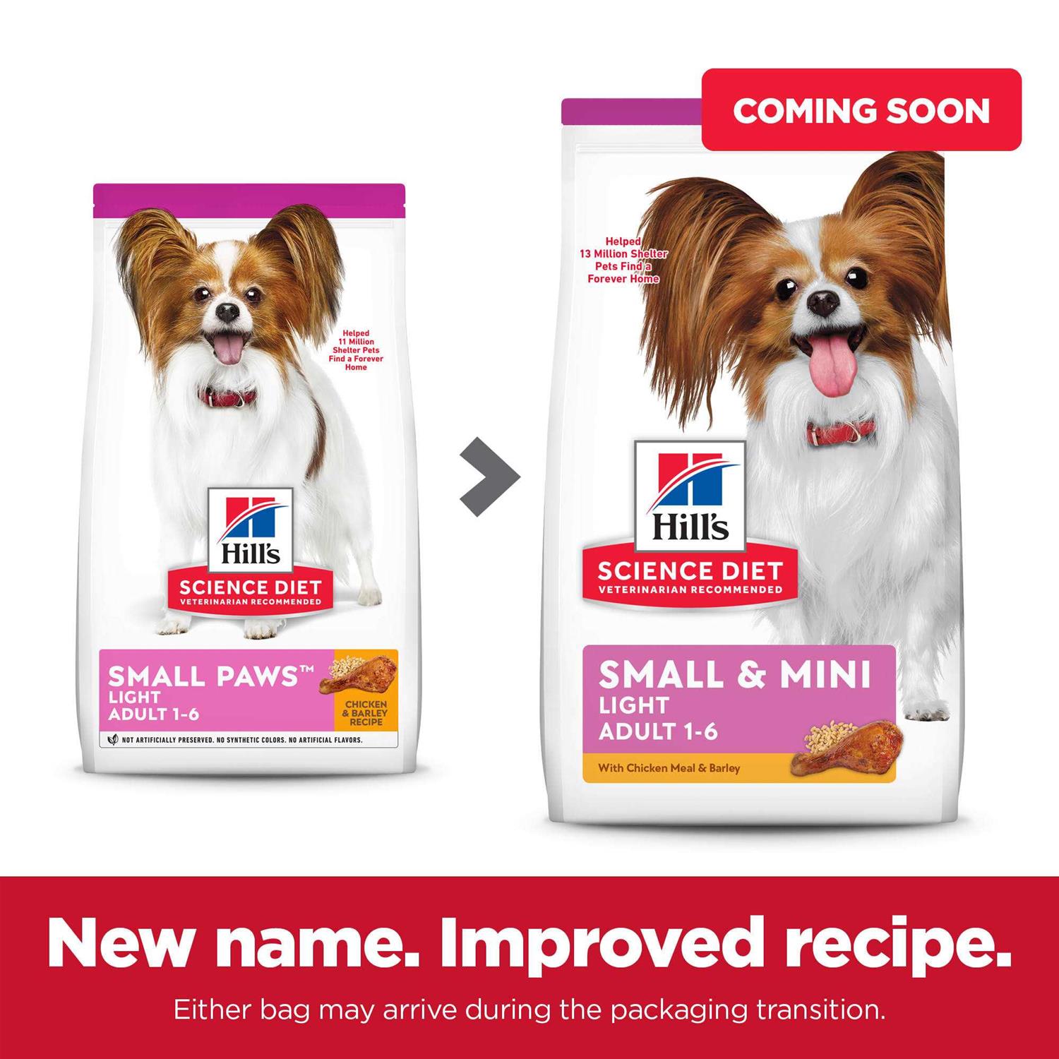 Hill’s Science Diet Adult Small Paws Light Chicken Meal & Barley Dry Dog Food - Healthber